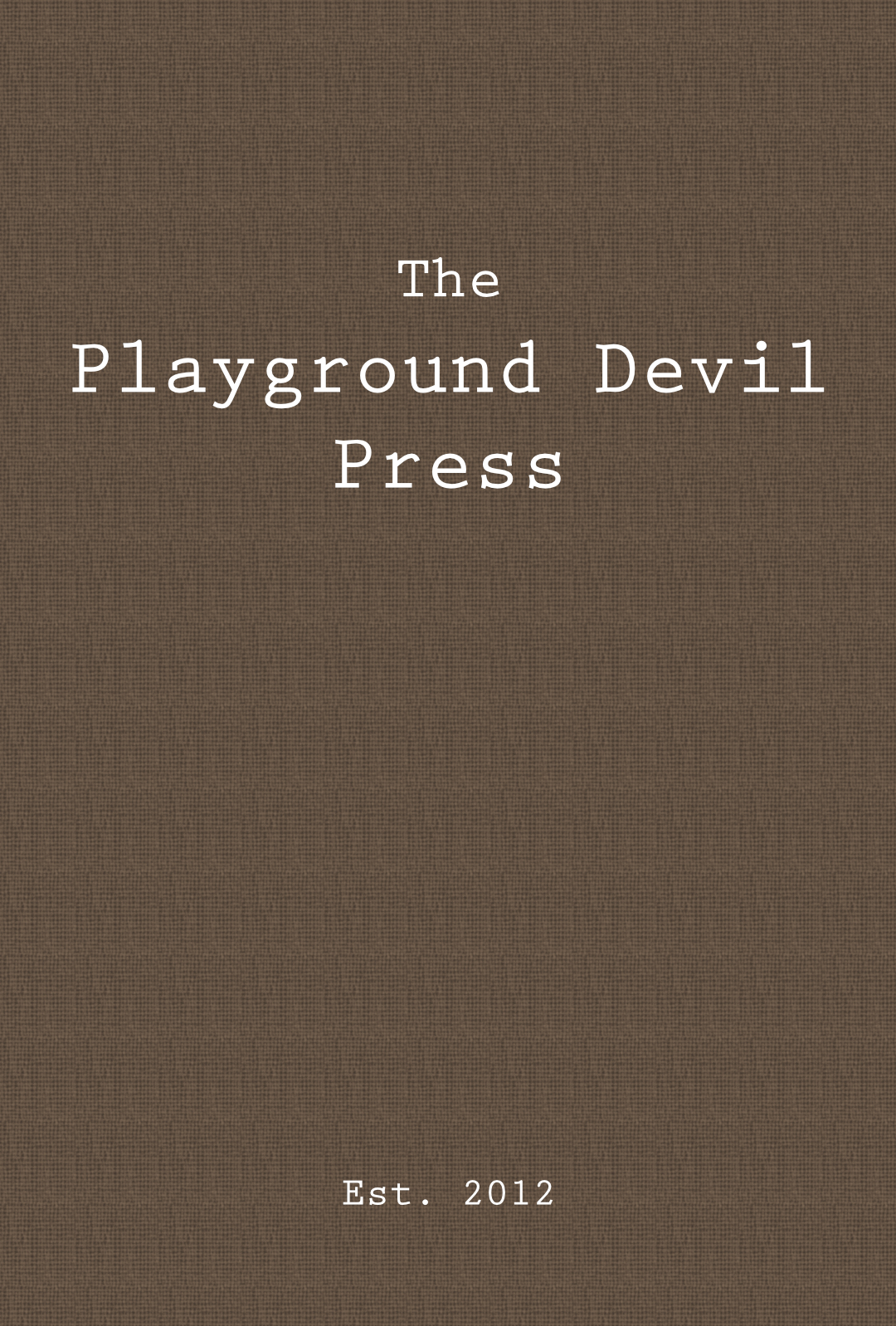 The Playground Devil Press